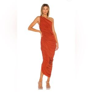 Diana Gown in Cinnamo Norma Kamali